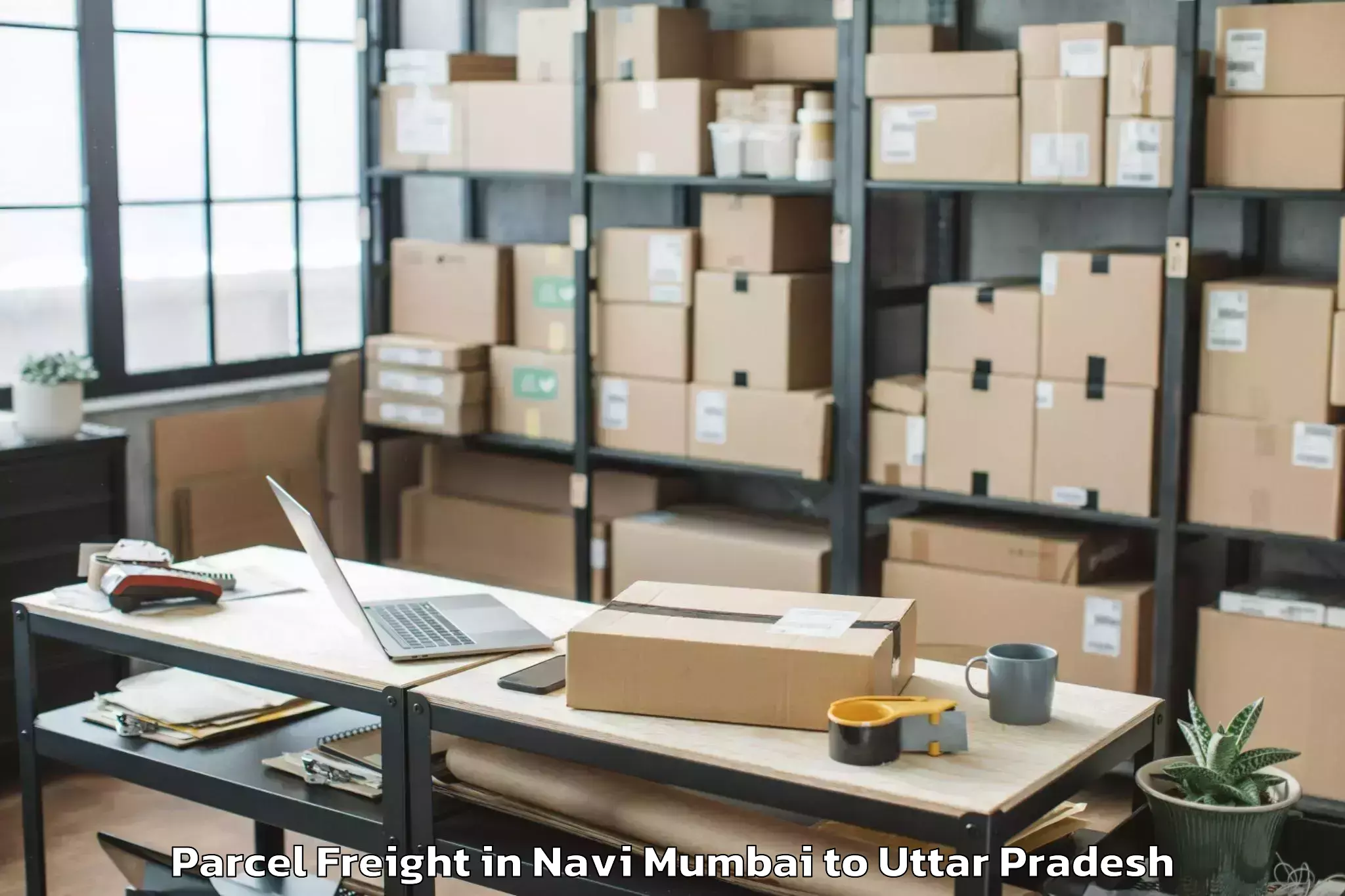 Book Navi Mumbai to Amanpur Parcel Freight Online